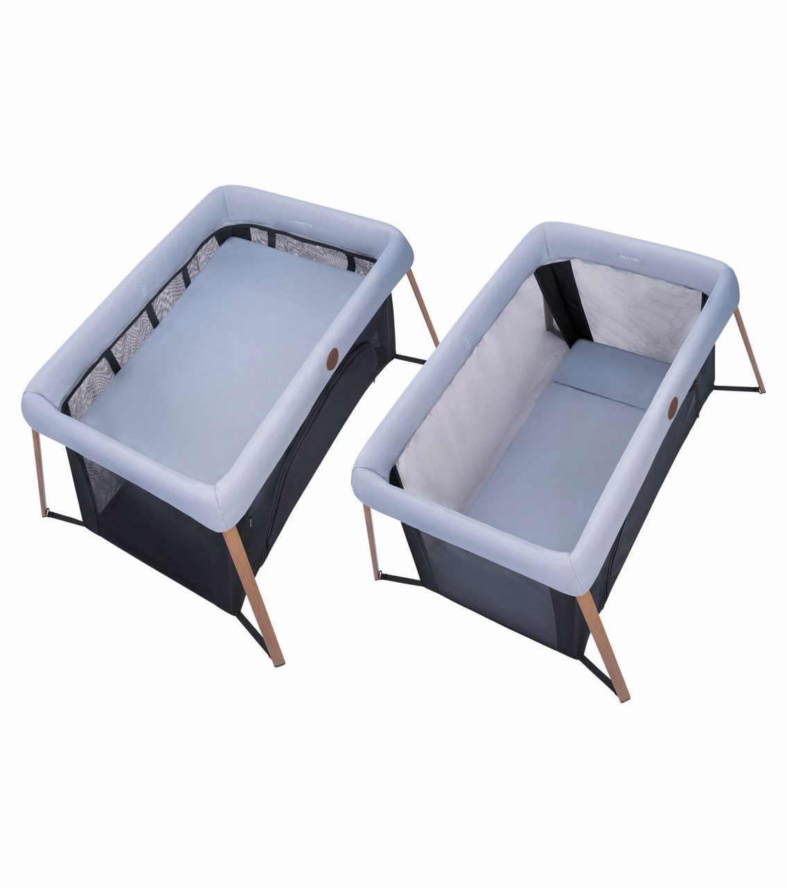 Maxi-Cosi Baby-Reisebett MC IRIS 2 ESSENTIAL GREY, Ultrakompakt und leicht  Einfach zusammenklappbar  Zwei Schlafebene…