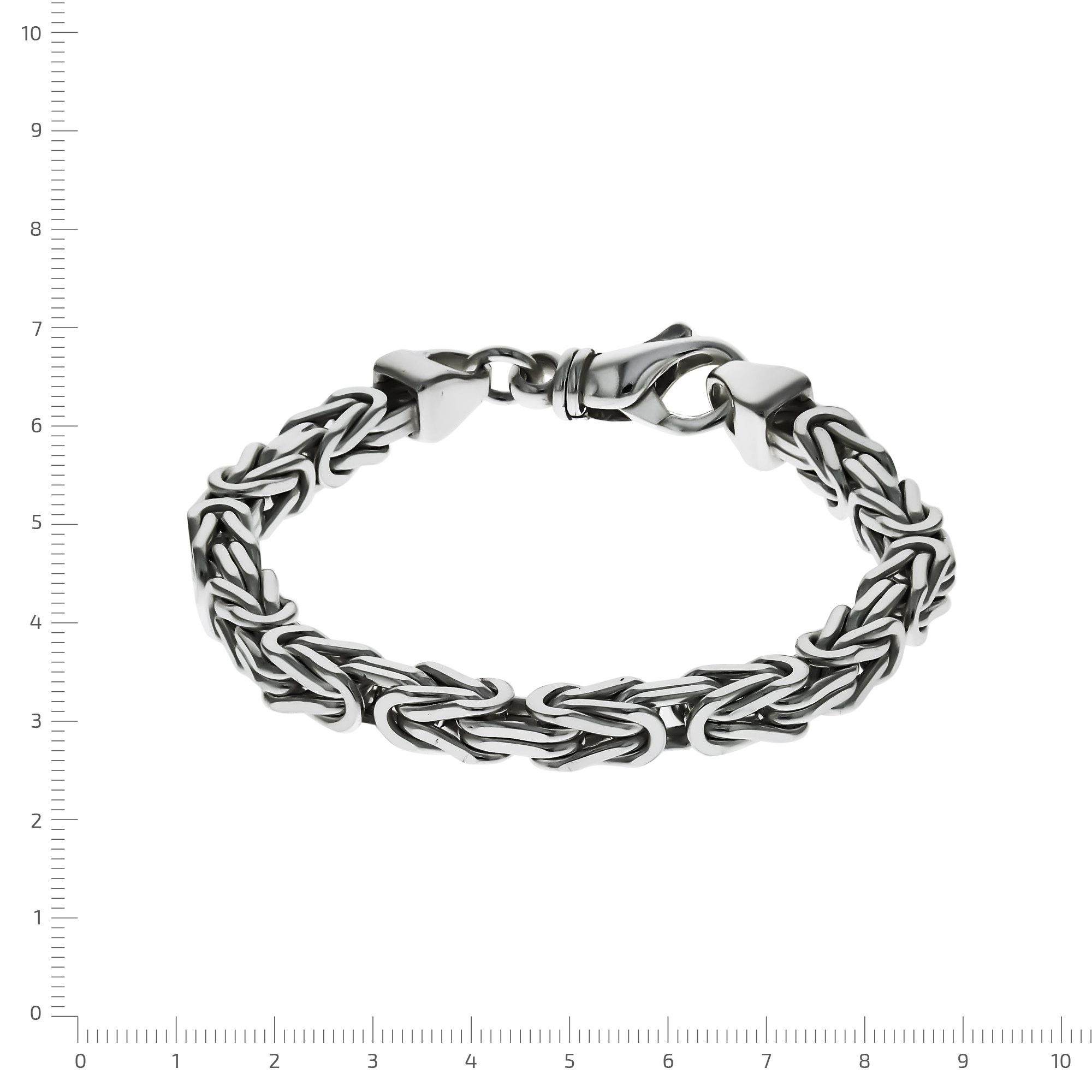 Zeeme Armband Silber 925 poliert Königskette 6mm breit günstig online kaufen
