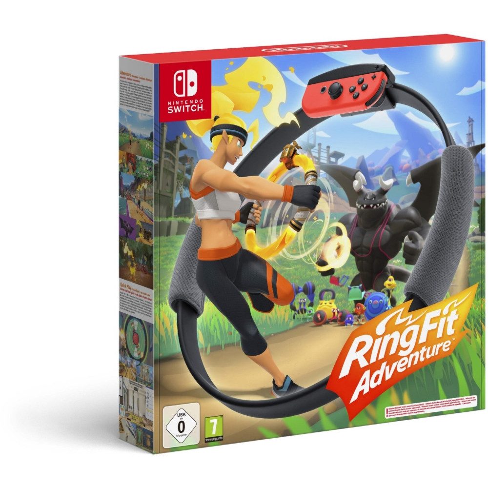 Spielekonsolen-Zubehörset Ring Fit Adventure - Fitness-Spiel für die Switch.