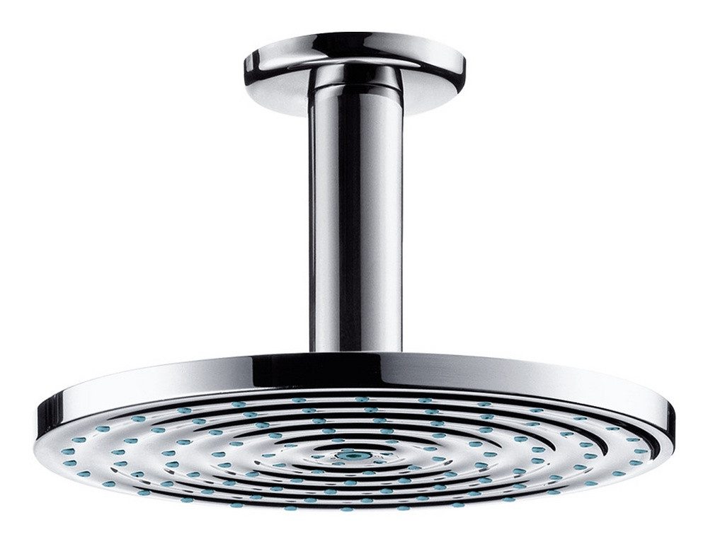 hansgrohe Kopfbrause Raindance S, Tellerkopfbrause 180 1jet mit Deckenanschluss - Chrom