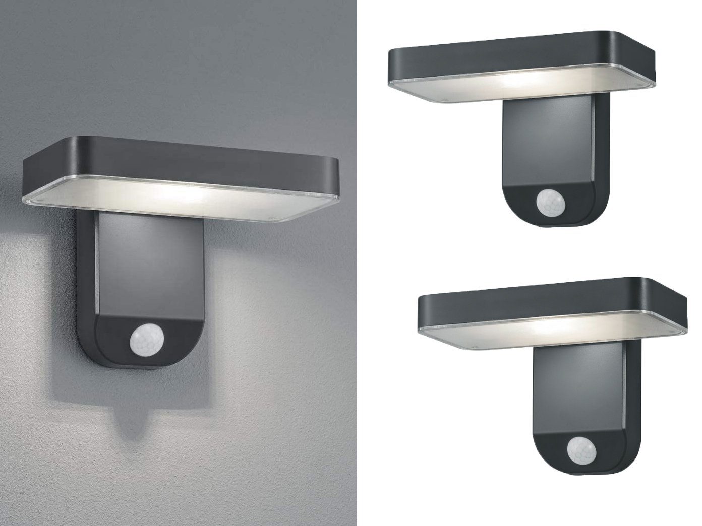 Reality Leuchten LED Solarleuchte, Bewegungsmelder, LED fest integriert, Wa günstig online kaufen