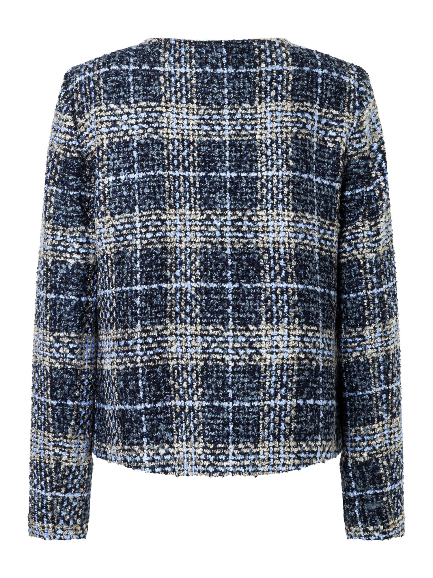 MORE&MORE Jackenblazer karierte Bouclé-Jacke