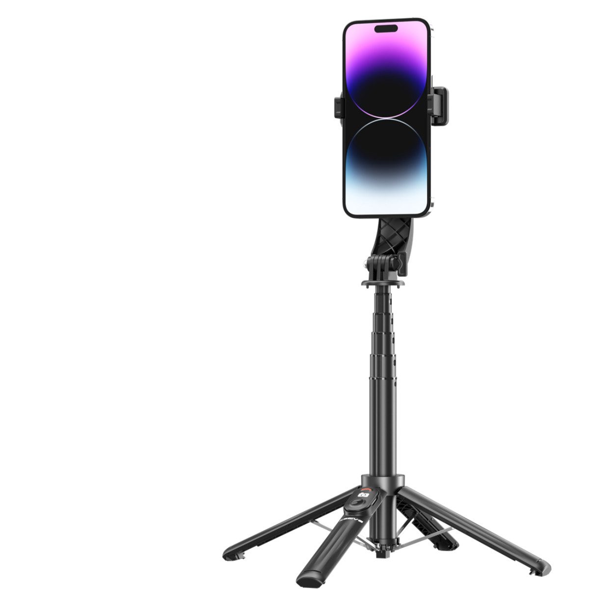 Xssive Selfie-Stick XSS-SELFIE-6, Selfie-Stick & Stativ mit Fernbedienung, bis 100 cm ausziehbar