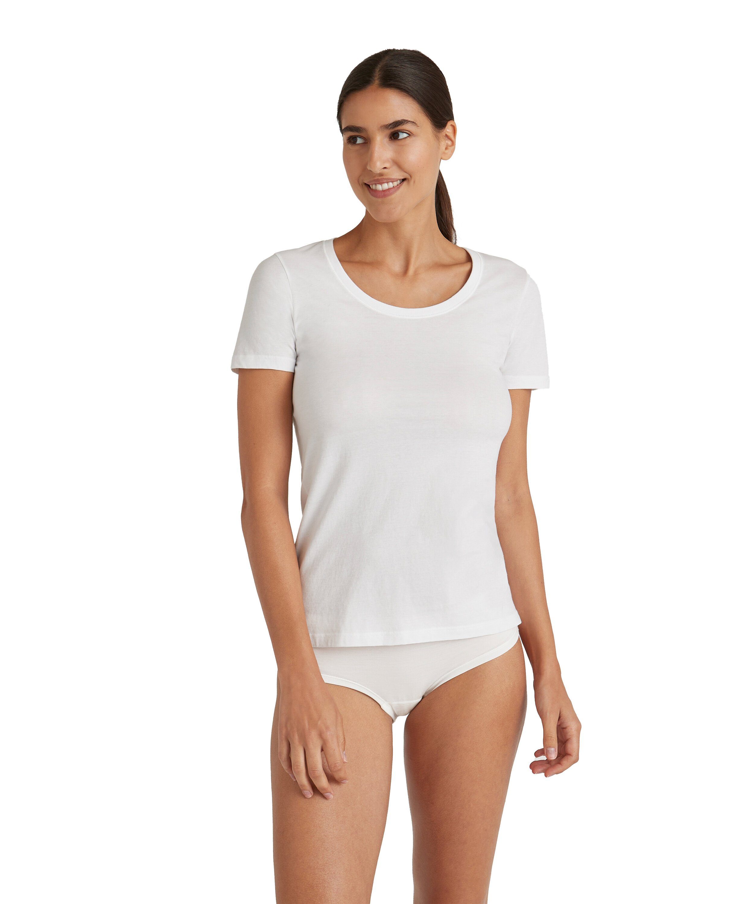 FALKE Funktionsshirt Daily Natural (1-tlg., 1) aus nachhaltiger Baumwolle