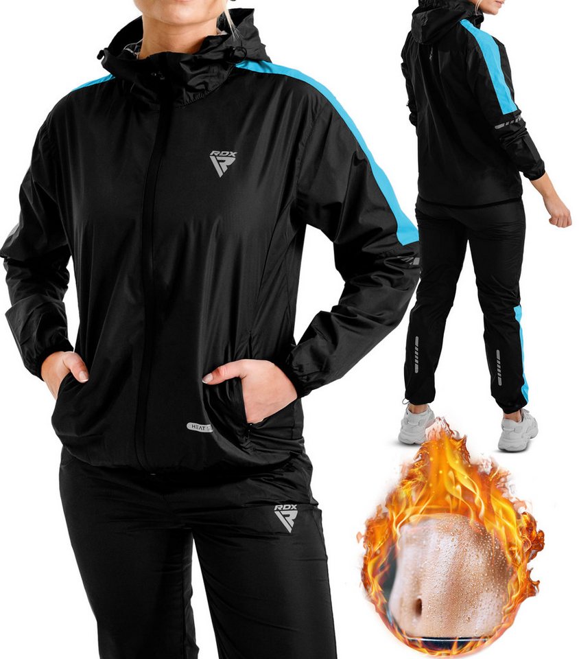 RDX Thermohemd RDX Sweat Suit for Weight Loss, Sauna Suit Reach Hooded Suit