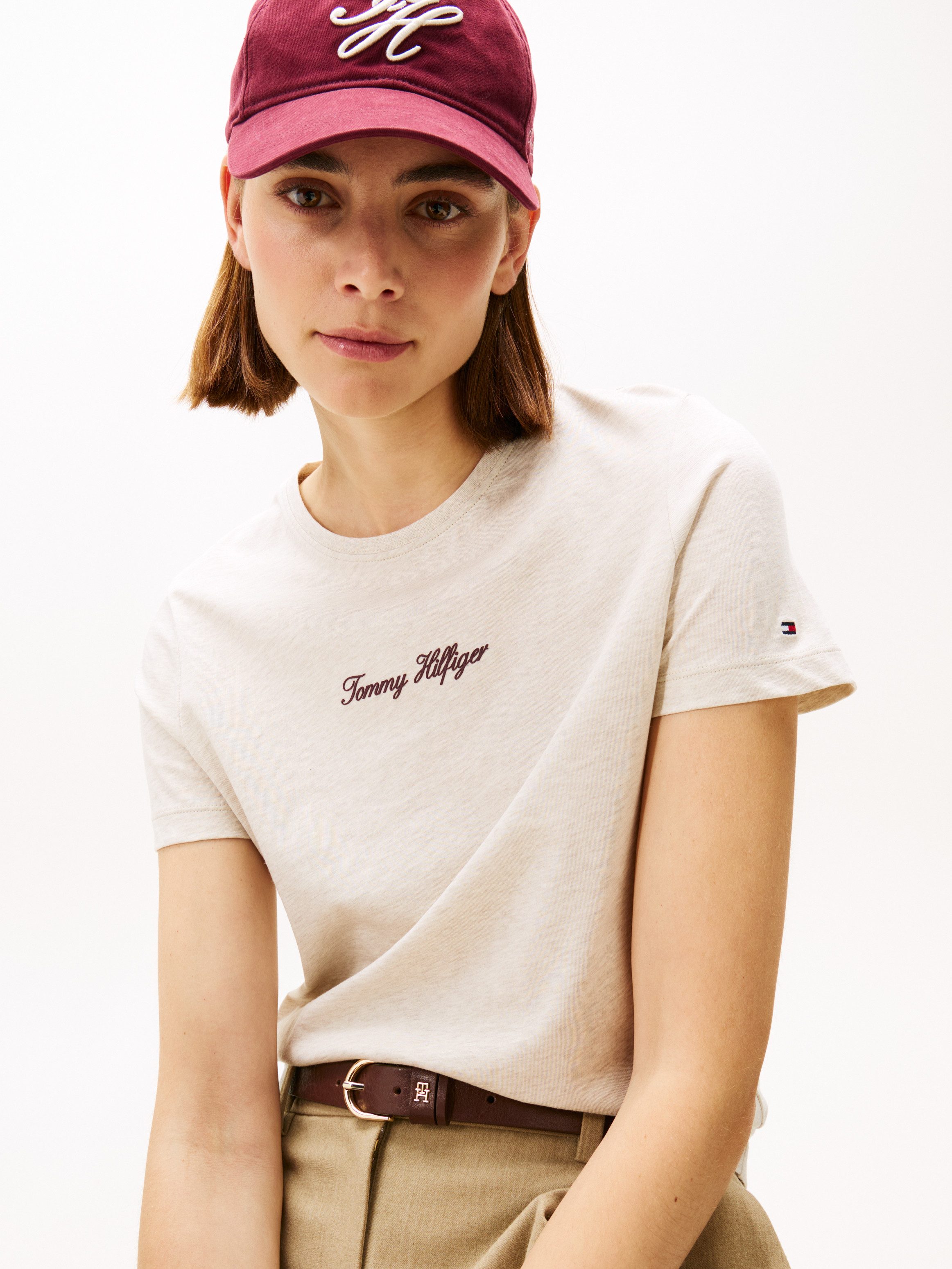 Tommy Hilfiger Kurzarmshirt CLASSIC SCRIPT REG SS TEE günstig online kaufen