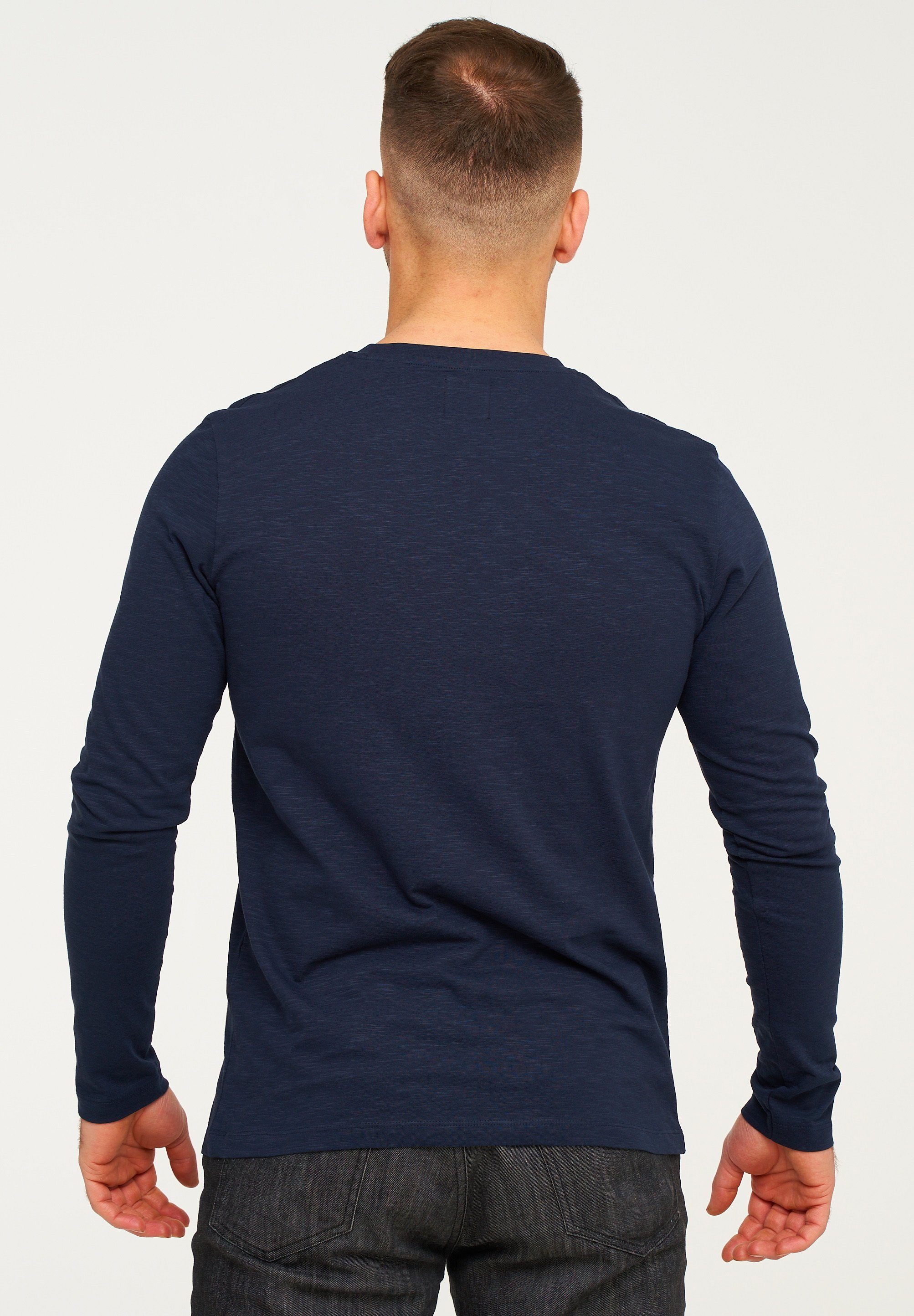 Jack & Jones Langarmshirt JCORISE INFINITY TEE LS CREW NECK 3-Pack Herren Langarmshirt 3er Pack Unifarben Basic Stretch Shirt Baumwolle – Bild 3 von 4