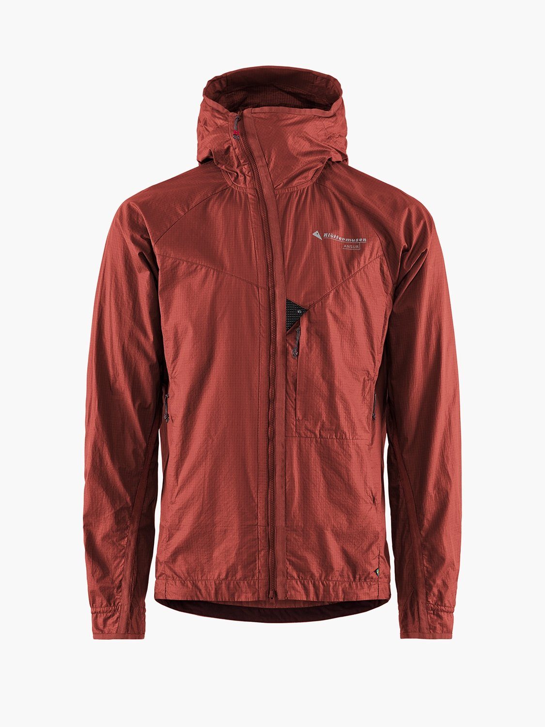 Wind Ansur Hooded Klättermusen Red M's Jacket Rose Windbreaker