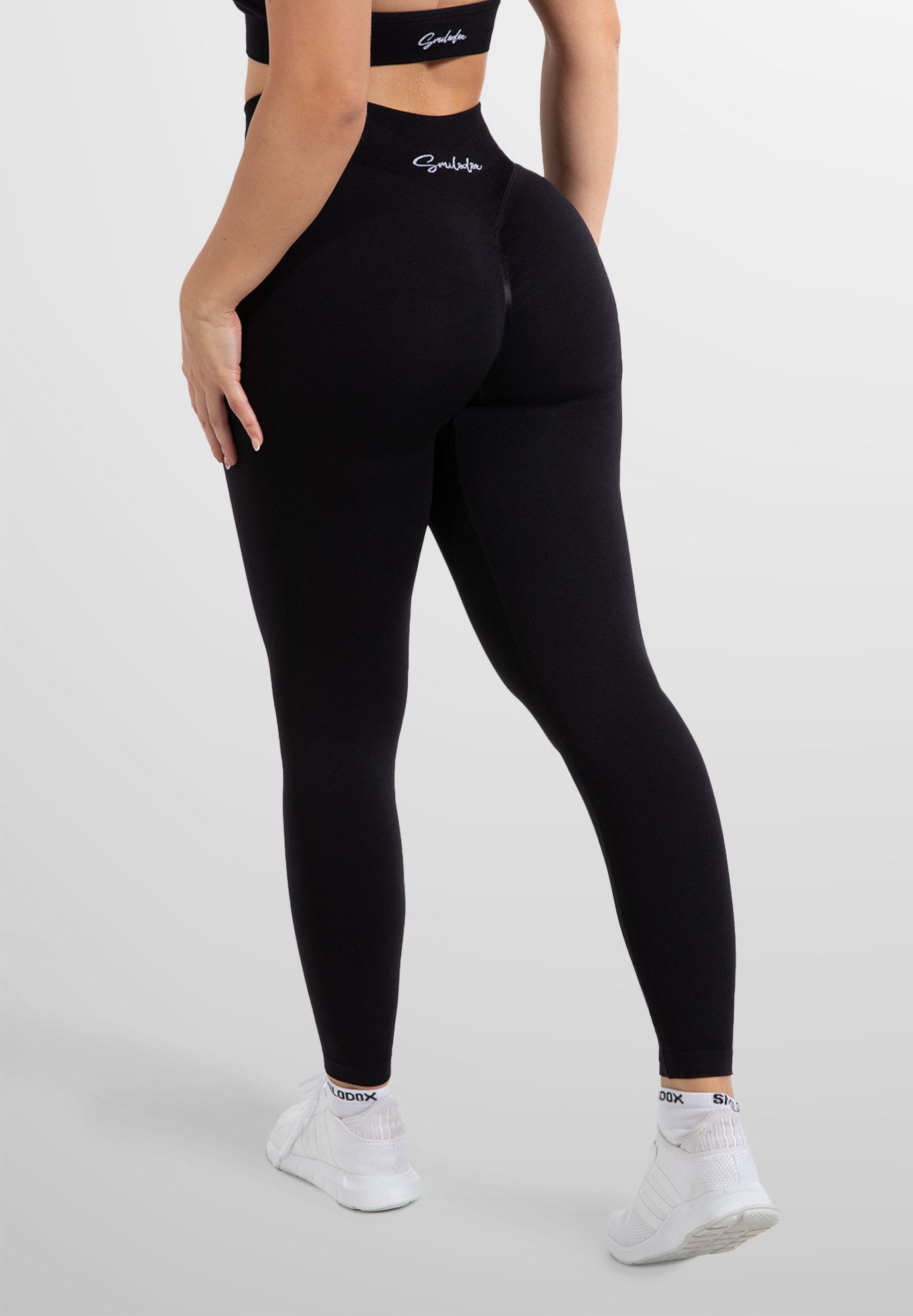 Leggings Silvia, High Waist Sporthose Blickdicht Yogahose