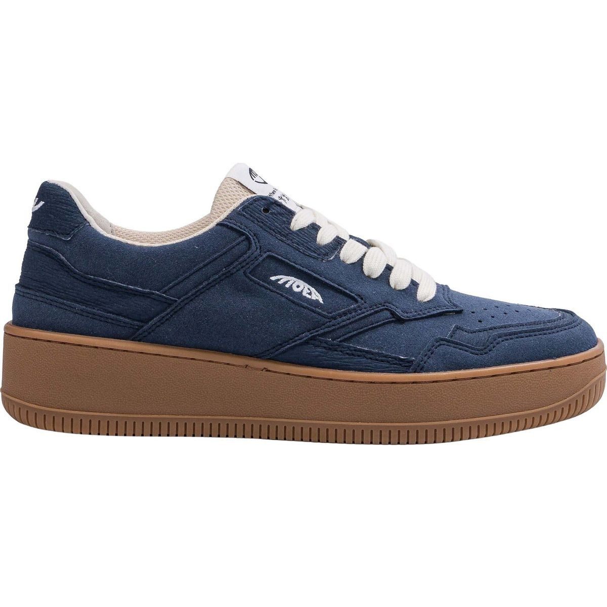 Moea Origin Full Blue Suede-mushroom Outdoorschuh Vielseitige Sneaker für Freizeit und Alltag, die Komfort und Stil für
