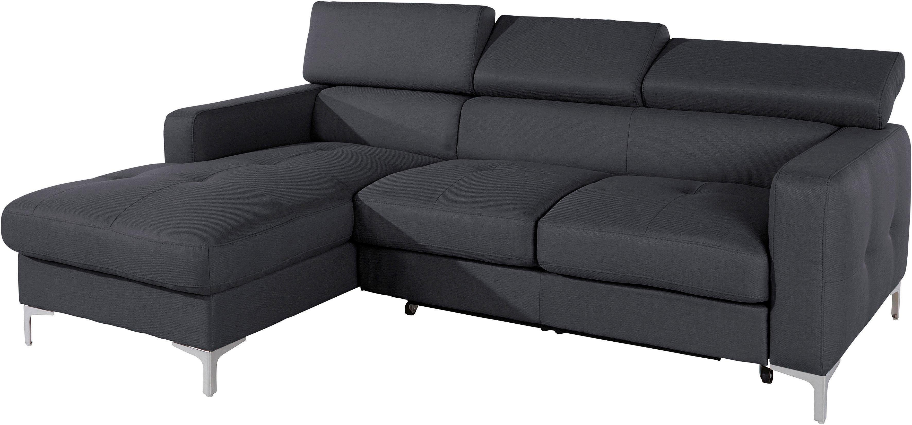 COTTA Ecksofa Sammy L-Form, mit Kopfteilverstellung, günstig online kaufen