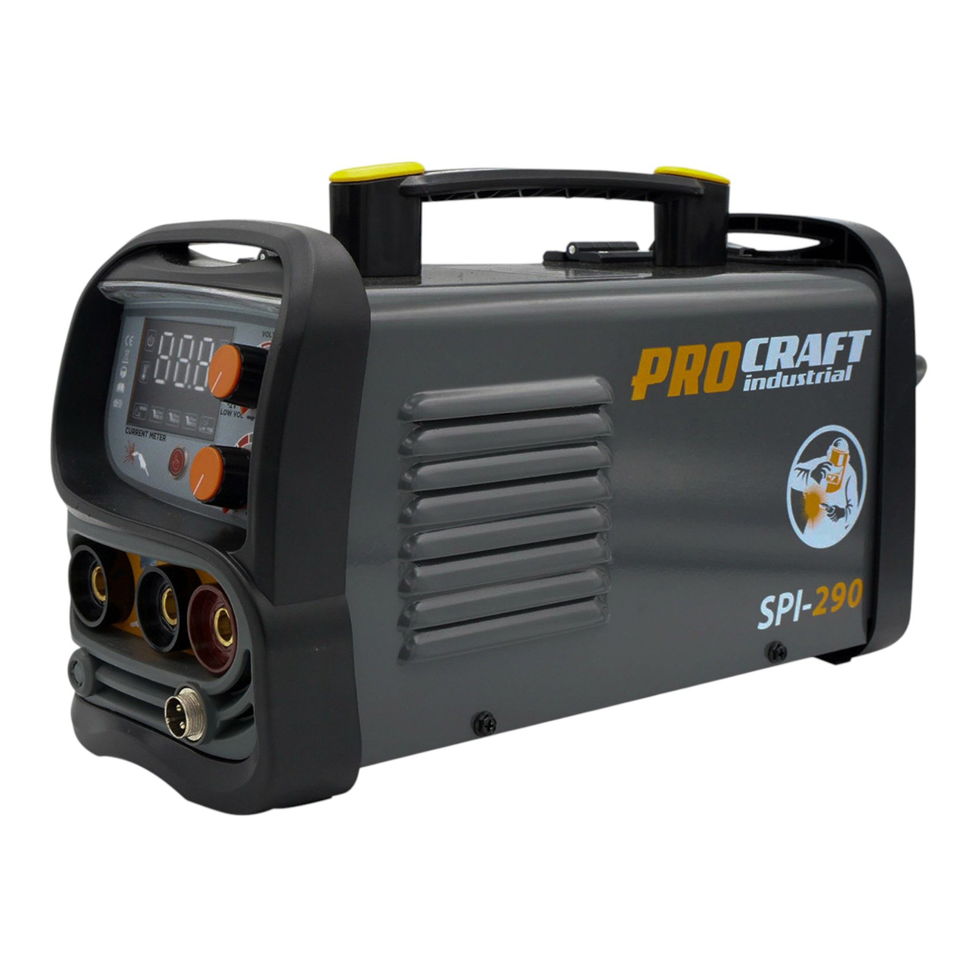 PROCRAFT industrial Elektroschweißgerät SPI-290 Kombi Inverter Schweißgerät 3,8 kW Co Flux MMA TIG Lift