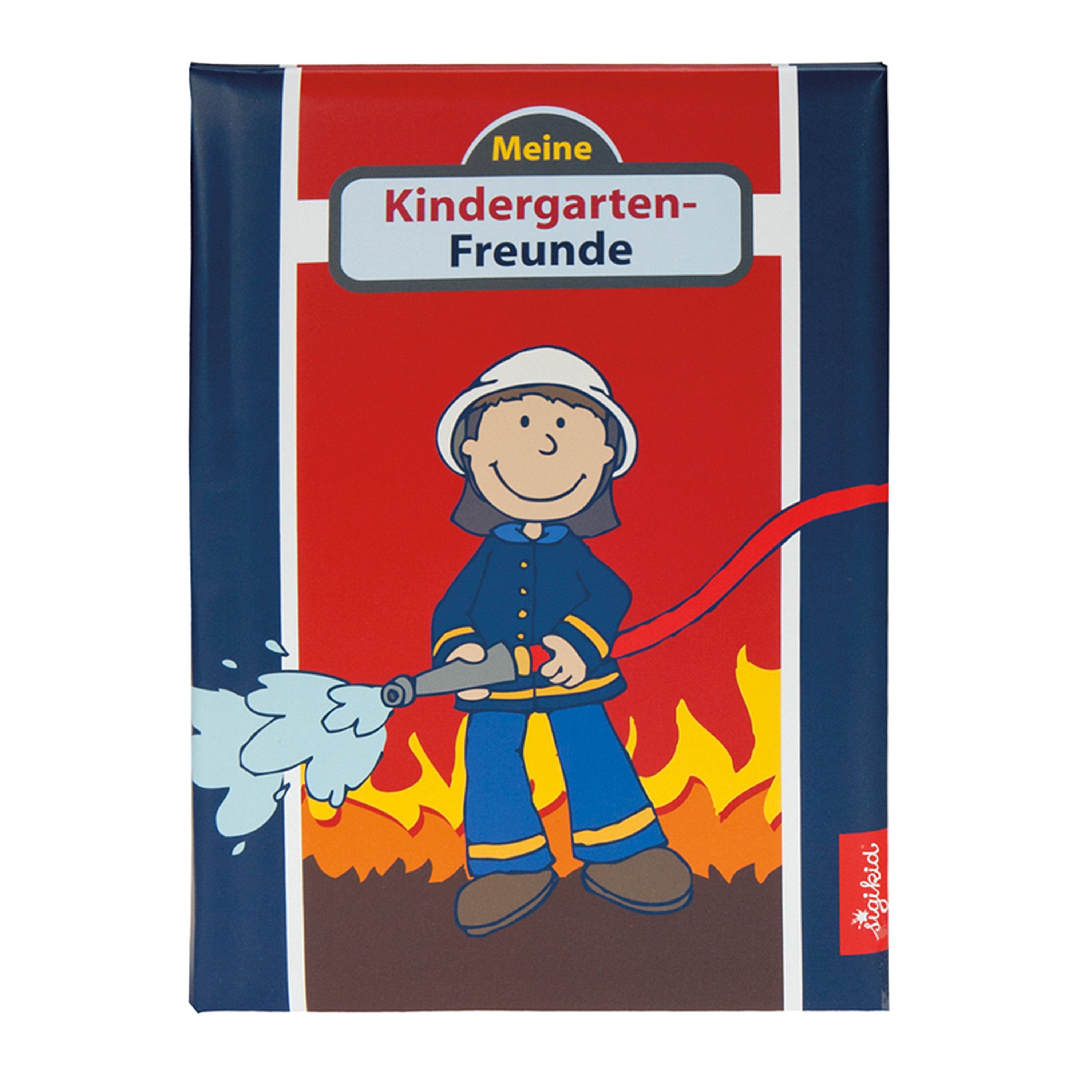 Goldbuch Notizbuch goldbuch Kindergarten-Freundebuch "Frido Firefighter", A5 | Notizbücher