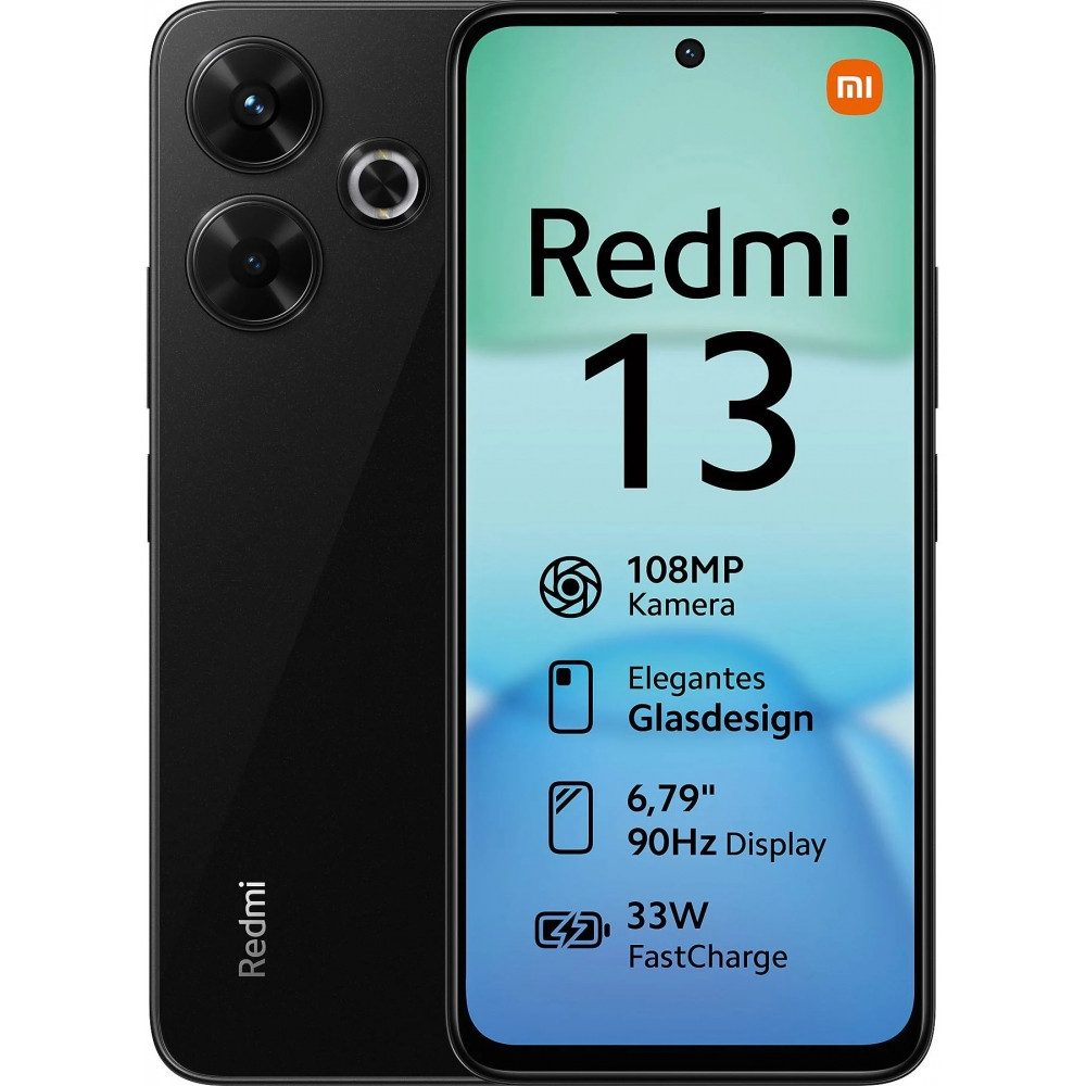 Xiaomi Redmi 13 256 GB / 8 GB - Smartphone - midnight black Smartphone (6,79 Zoll)