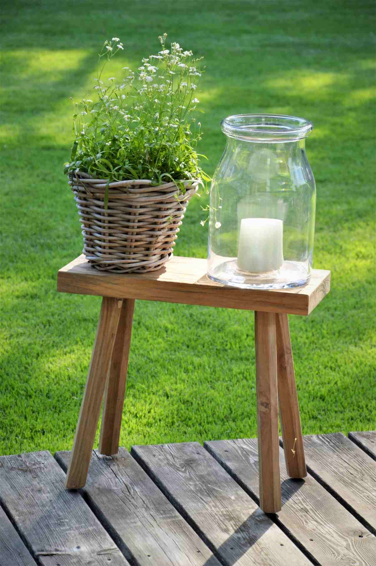 jankurtz Hocker Milo aus Teakholz