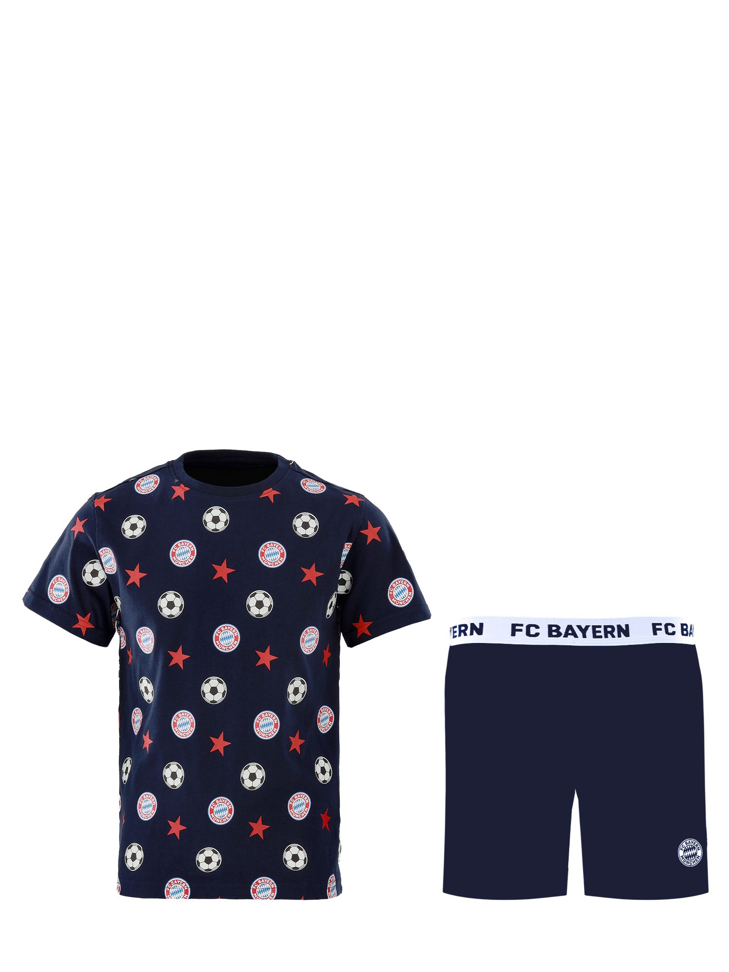 FC Bayern München Boxershorts FC Bayern München Schlafanzug I Pyjama I kurz I Kinder