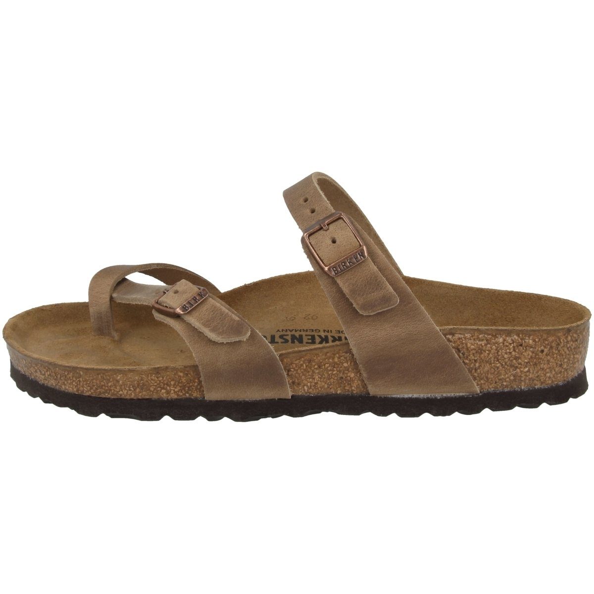 Birkenstock Mayari geöltes Nubukleder normal Damen Pantolette Hausschuhe, Sandaletten, Mules, Pantoffeln, Slipper