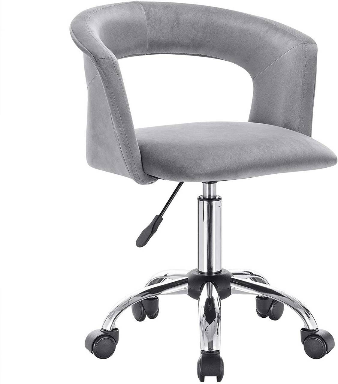 Woltu Bürostuhl (1 St), Drehhocker mit Armlehne, stufenlos höhenverstellbar