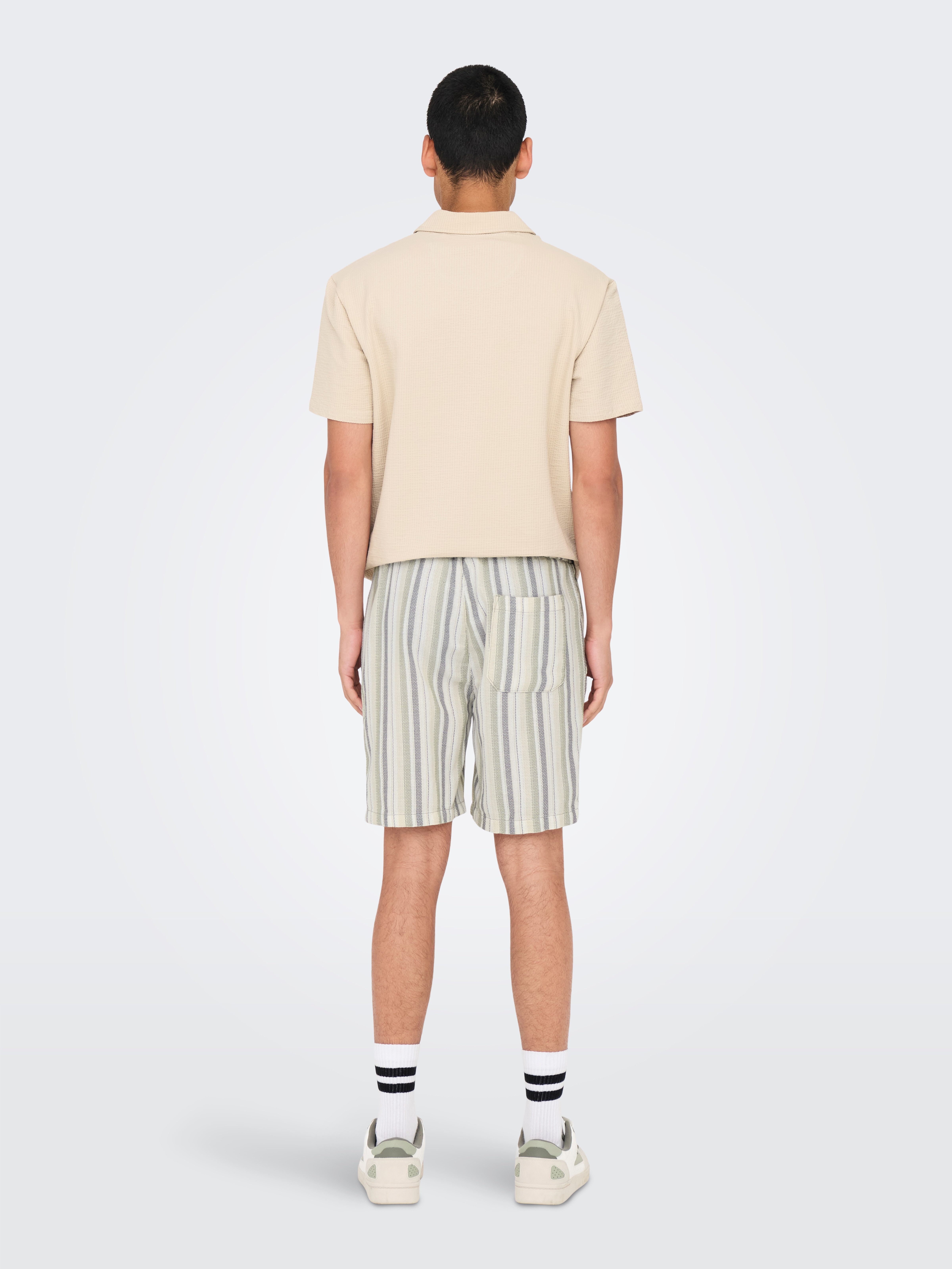 ONLY & SONS Shorts ONSTREV LIFE REG STRU STRIPE SHORTS NOOS