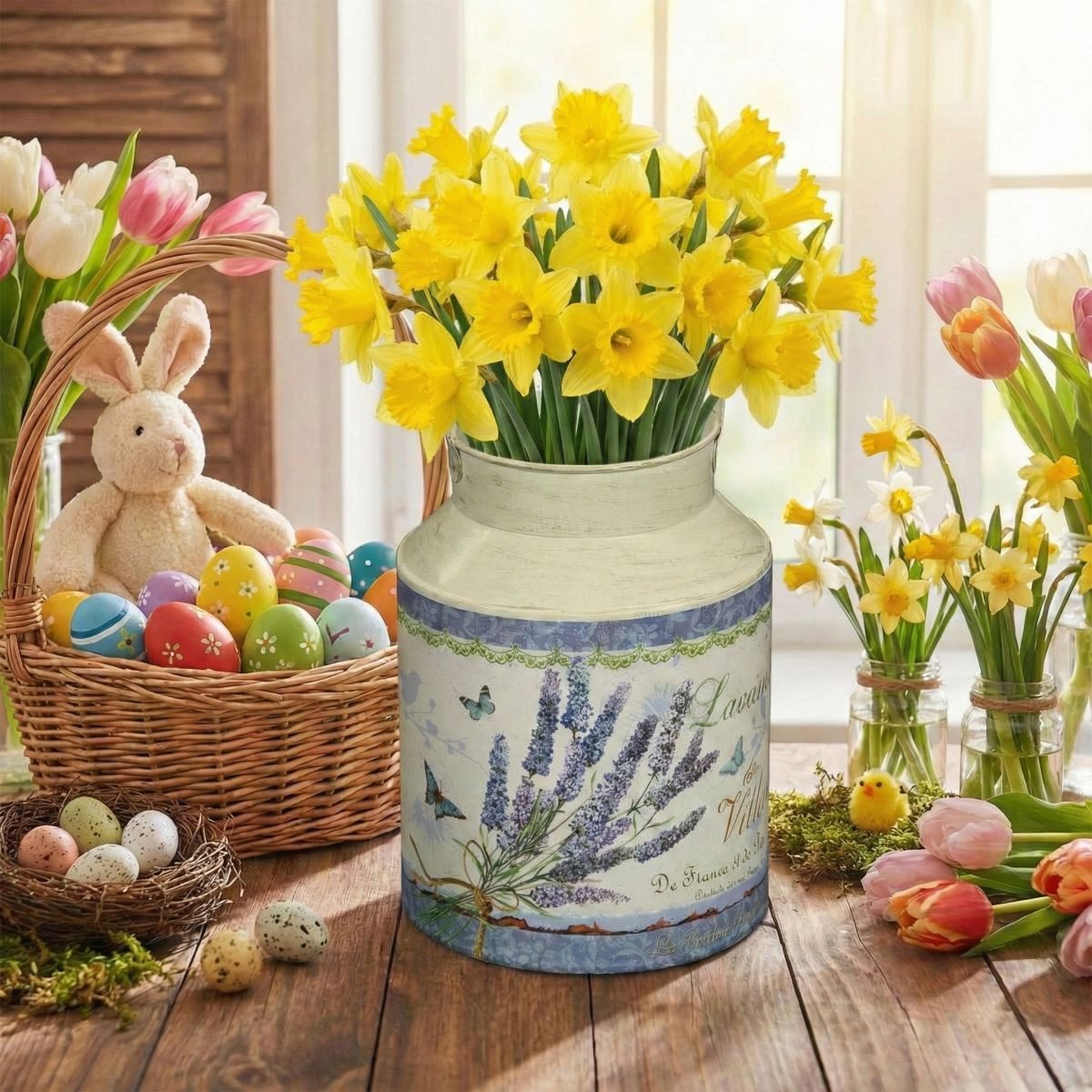 Ambiente Haus Dekovase Lavendel - Milchkanne (1 St)