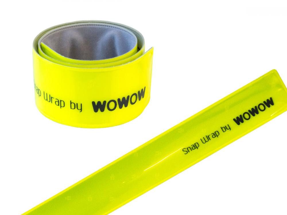 WOWOW Fahrradreflektor Wowow Arm-/Knöchelband SNAP WRAP Reflomax 2 Stück selbstaufrollend 3x3