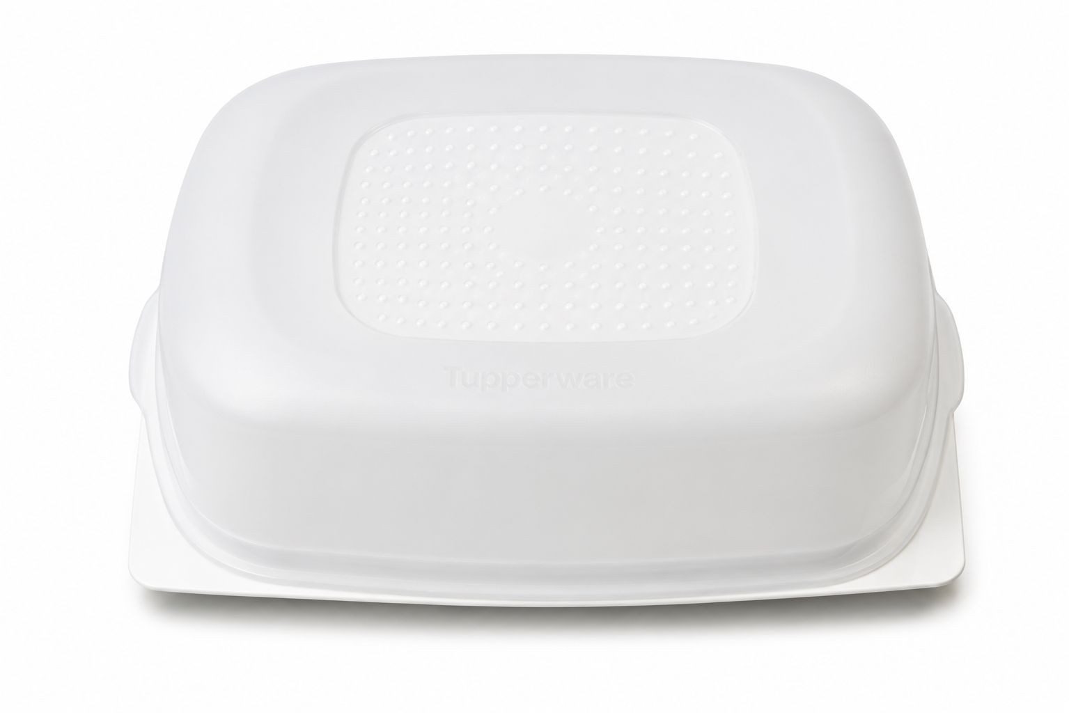TUPPERWARE Käseglocke KäseMax weiß stapelbar Käseglocke
