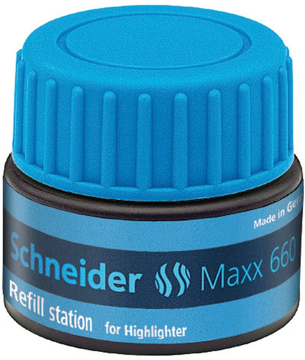 SCHNEIDER Füllhalter Textmarker Refill-Station 660 blau