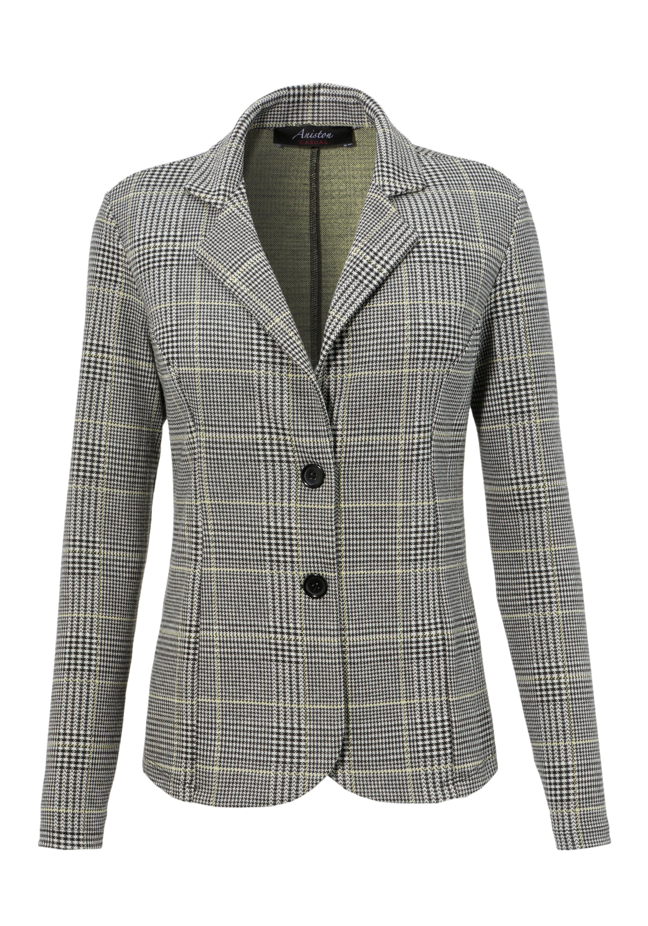Aniston CASUAL sweatblazer in a checked design