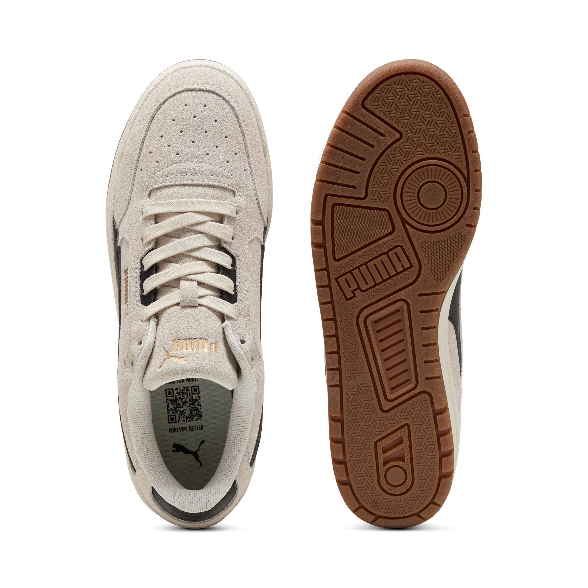 PUMA SHUFFLE DOWNTOWN SD Sneaker Obermaterial aus Leder, leicht profilierte Gummilaufsohle