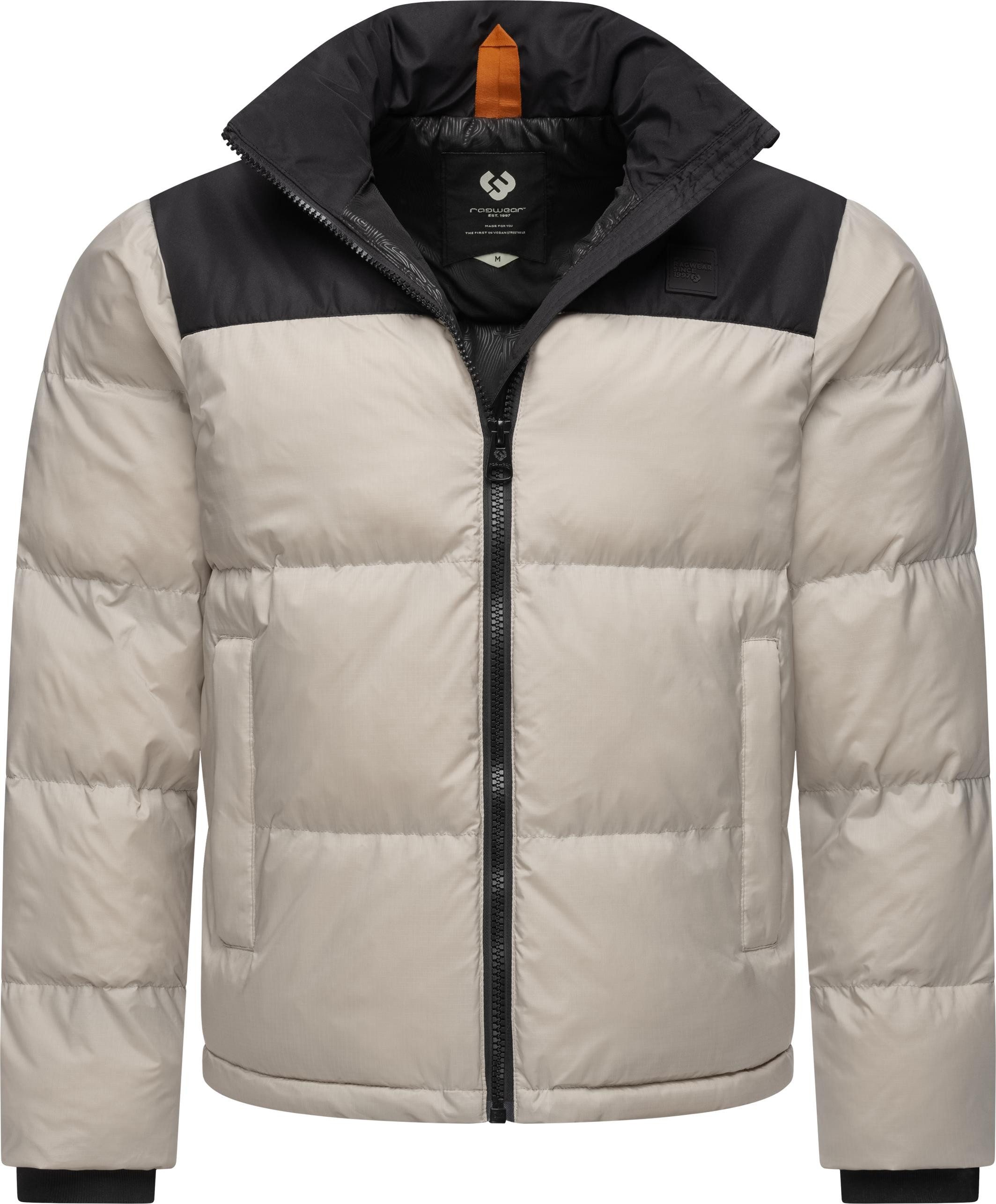 Ragwear Outdoorjacke Stafen Wasserdichte Herren Winterjacke im Retro-Look