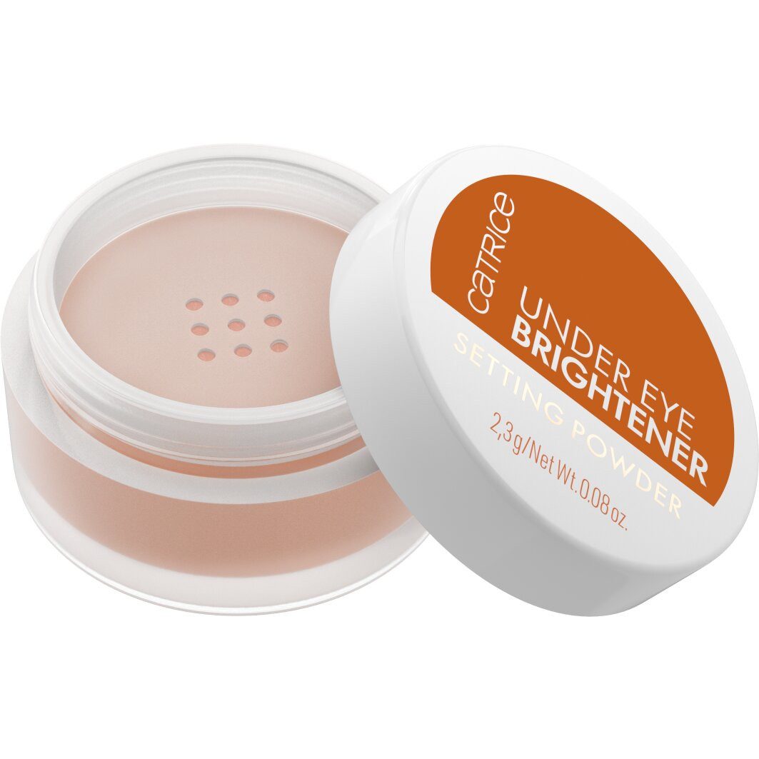 Catrice Puder UNDER EYE BRIGHTENER SETTING POWDER, 3-tlg., Loses Puder, frisches und strahlendes Finish, pflegt die Haut.
