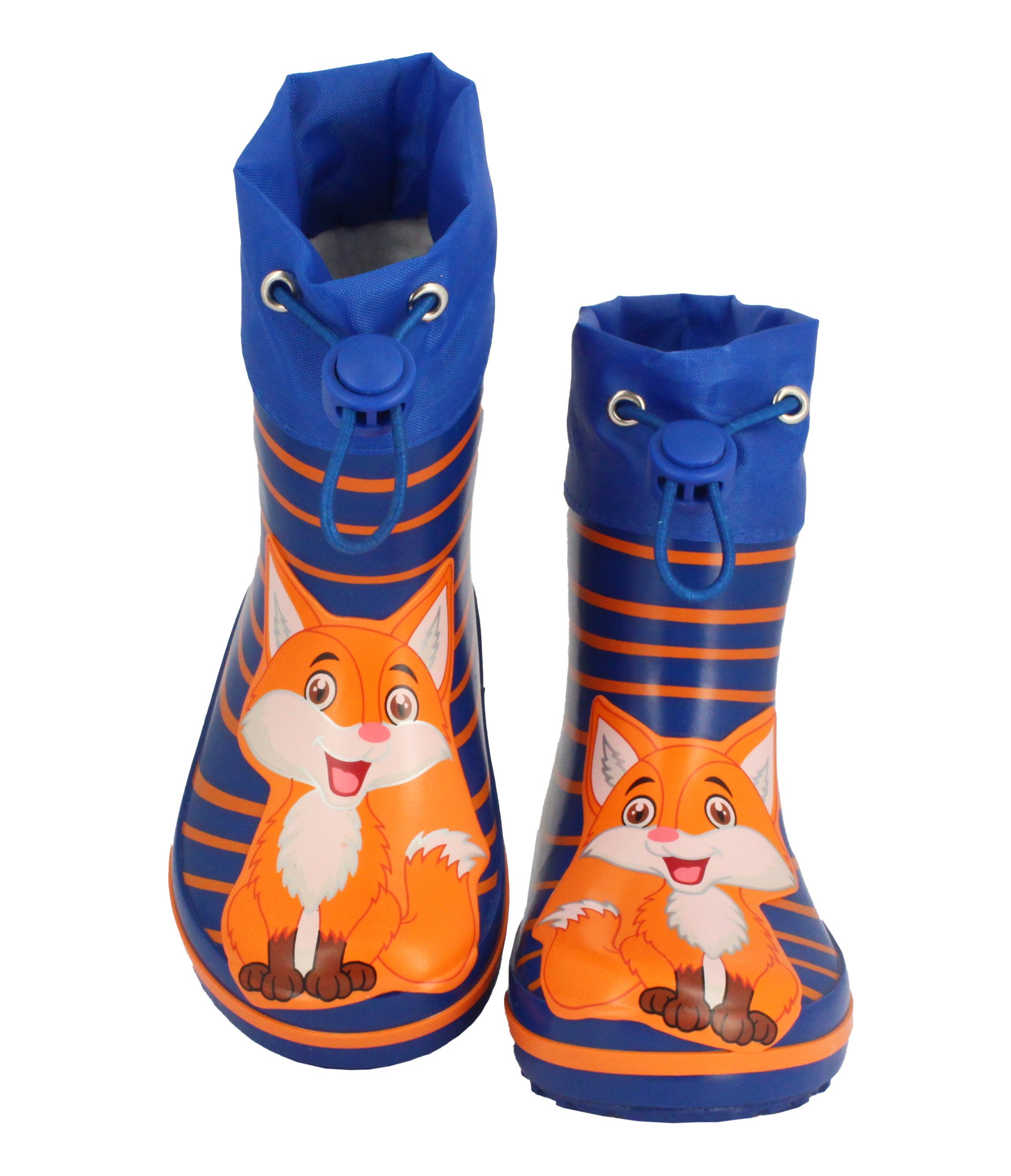 Beck Kleinkinder Gummistiefel  Fox mit Warmfutter Gummistiefel
