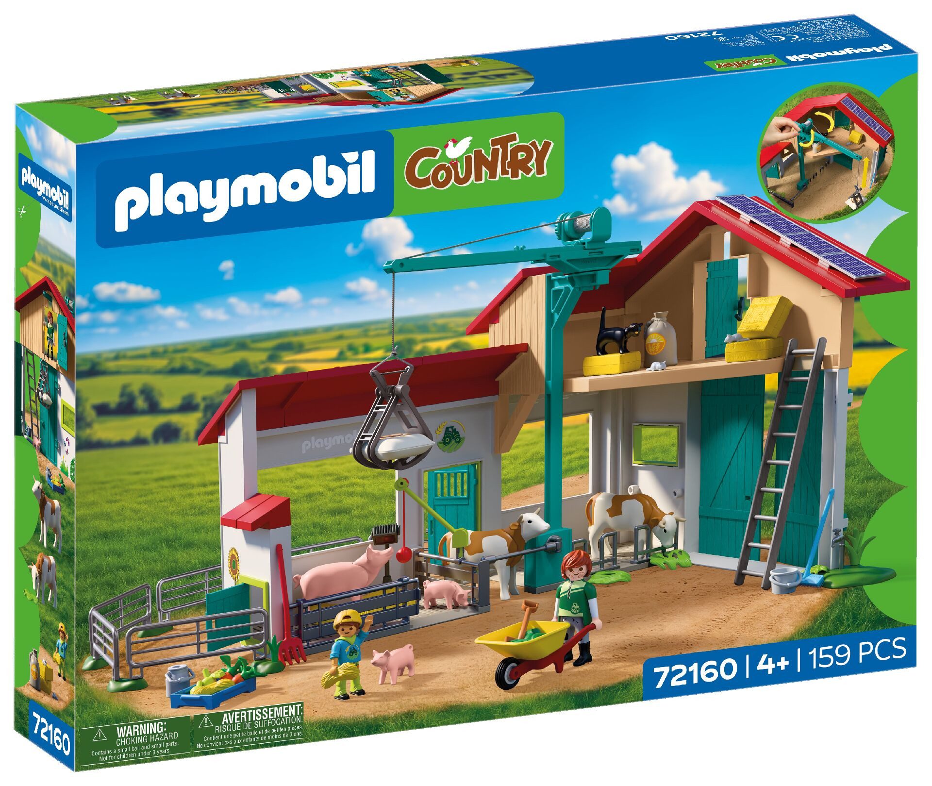 Playmobil® Großer Bauernhof (72160), Country Konstruktions-Spielset, Made in Europe