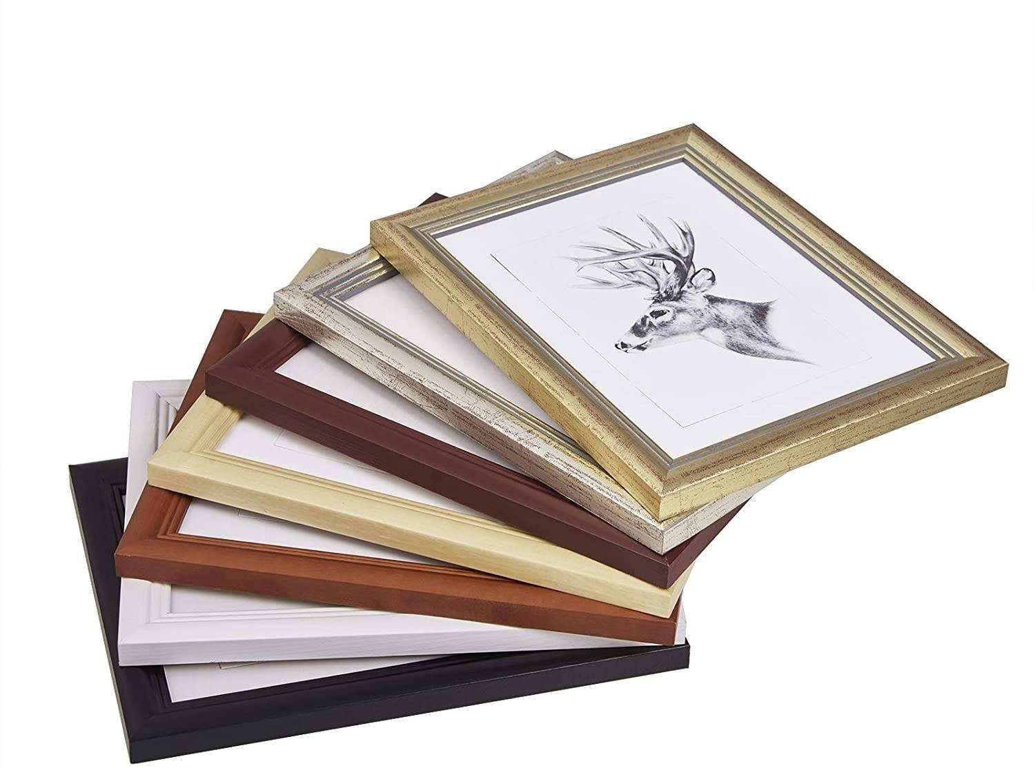 Woltu Bilderrahmen, für 3 Bilder (3 St), Artos Stil Holzrahmen Fotogalerie günstig online kaufen