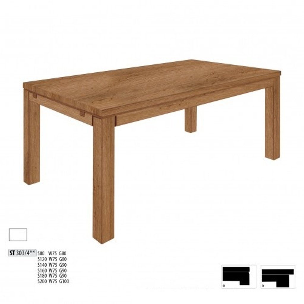 cm 80 80 Esstisch, x Holz Tisch Holztisch Massiv Esszimmer Tische JVmoebel