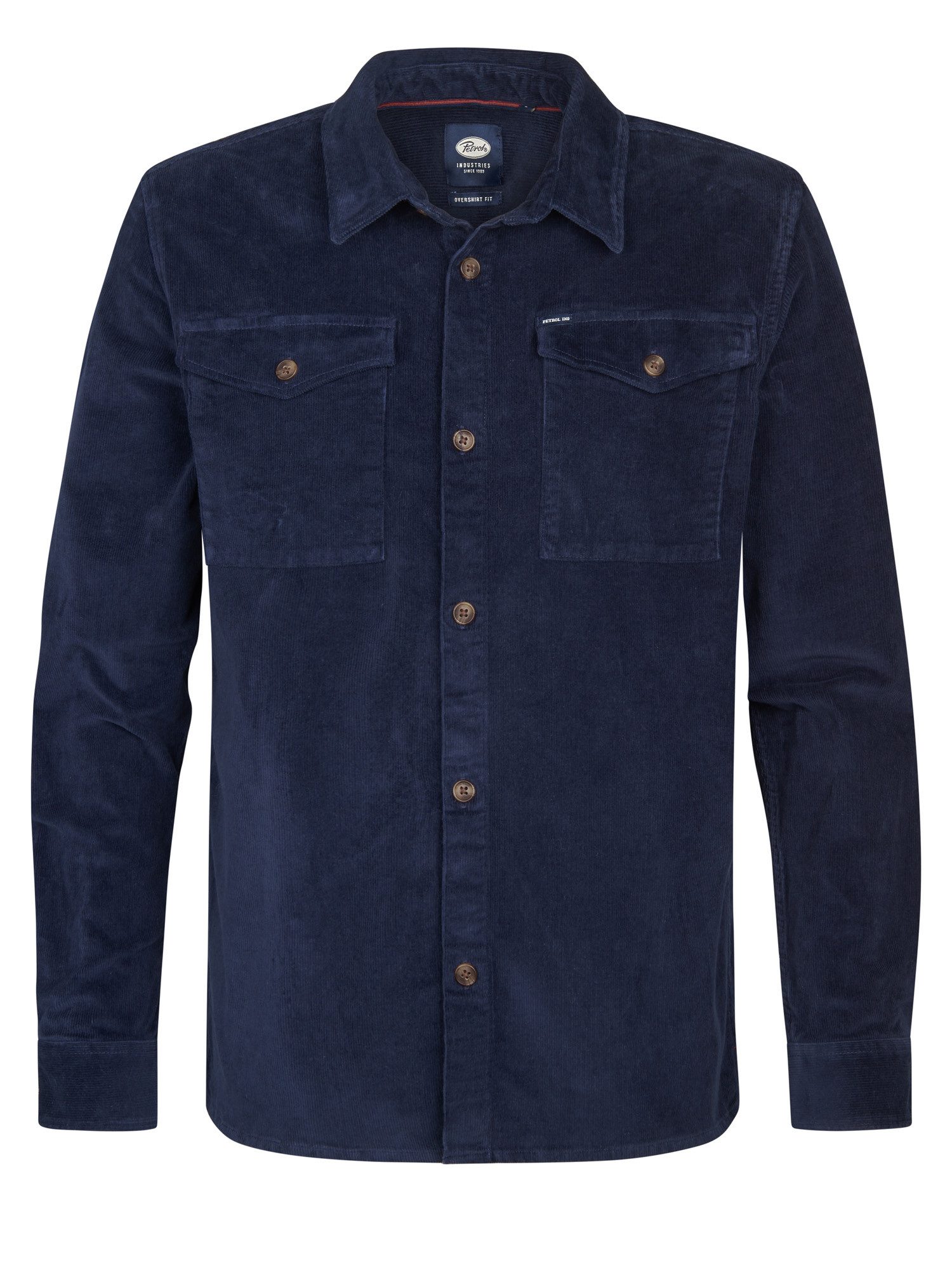 Petrol Industries Langarmhemd Men Shirt Long Sleeve - Corduroy Hemd Menomonie - Cordhemd