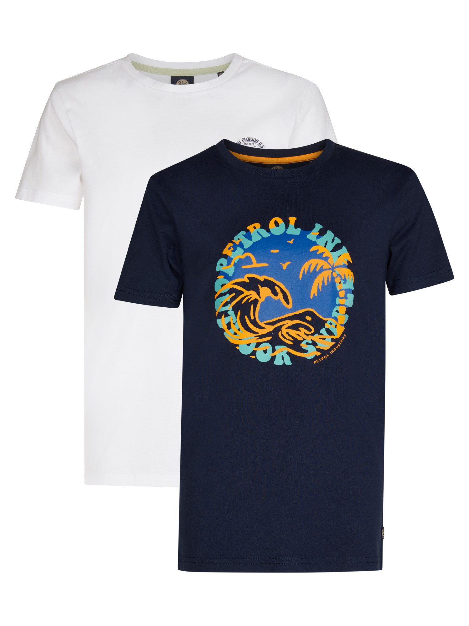 Petrol Industries T-Shirt Snapper 2er-Pack