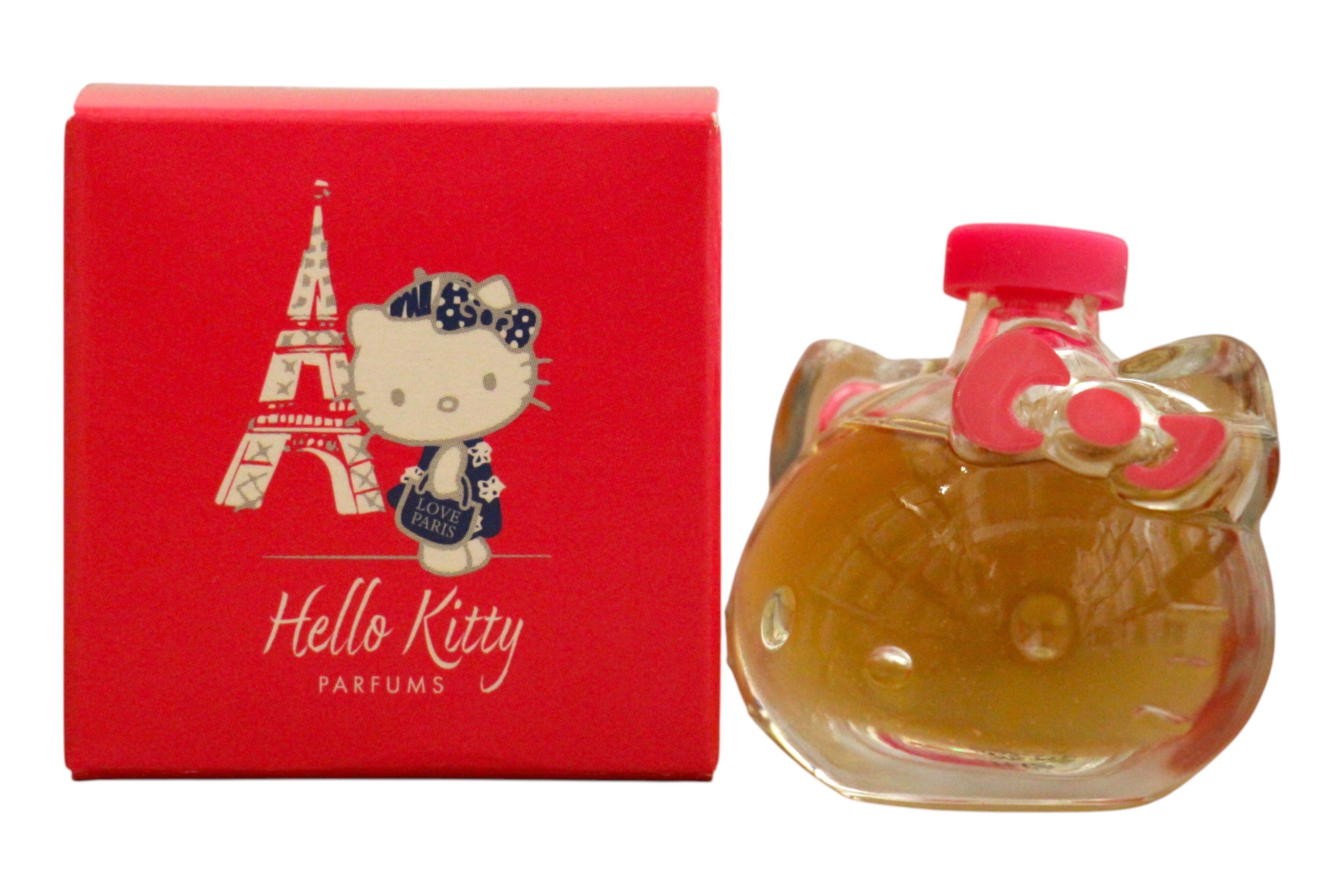 Hello Kitty Eau de Toilette Hello Kitty, Around Paris Rose, EdT, für Mädchen, 5 ml *Miniatur