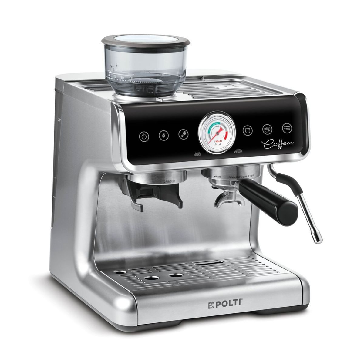 Siebträgermaschine COFFEA G50S Siebträgermaschine mit Mahlwerk
