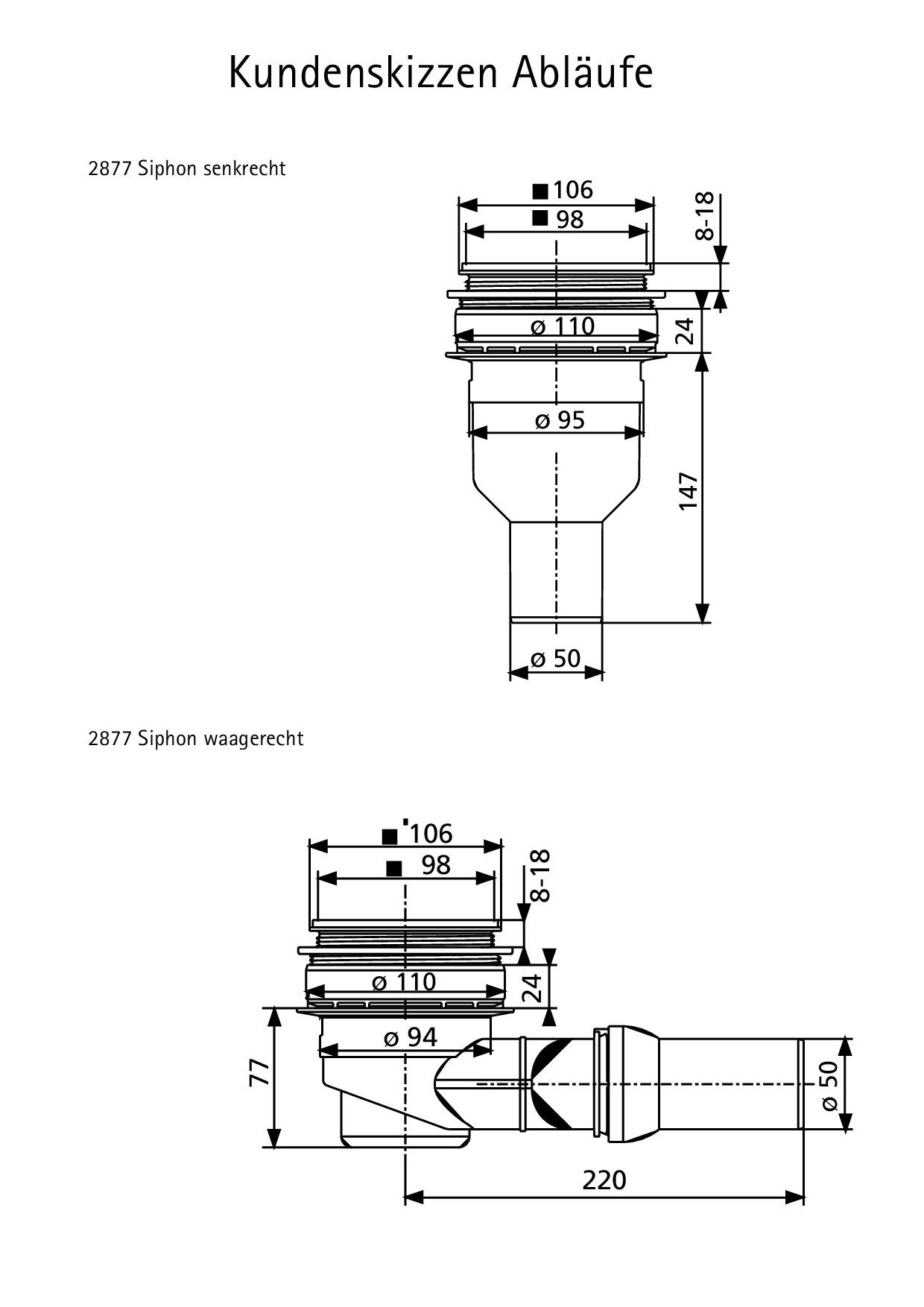 Schulte Ablaufgarnitur Ablauf ohne Deckel für DWM-Tec Duschwannen mit Geruc günstig online kaufen