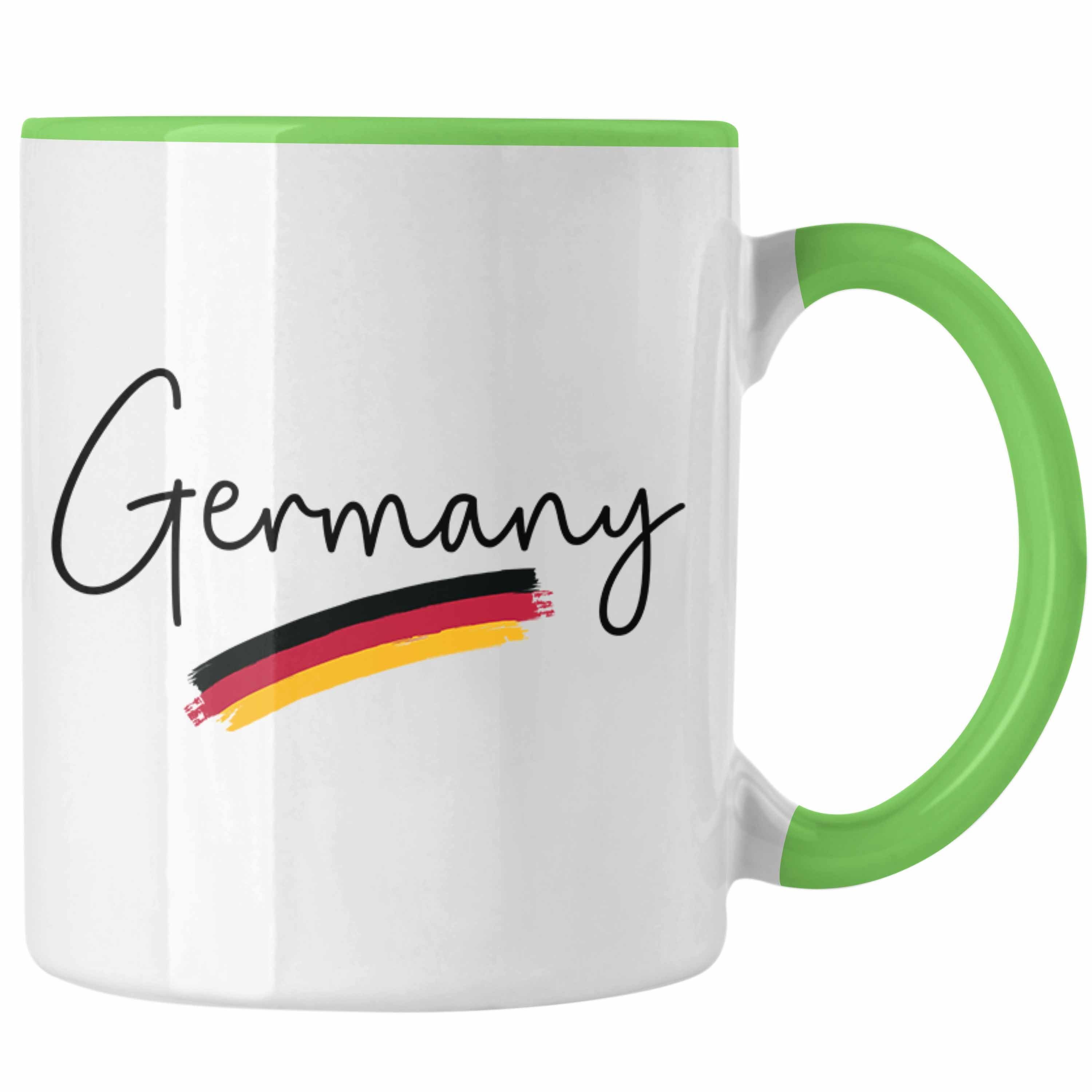 Trendation Tasse Germany Tasse Deutschland Flagge National Stolz