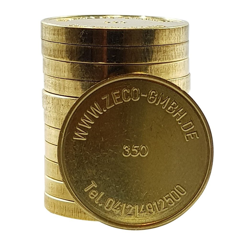 Zeco Notizblock Waschmarke Zeco350 WM3 kompatibel mit Miele 1699350, VE=10 Wertmarke