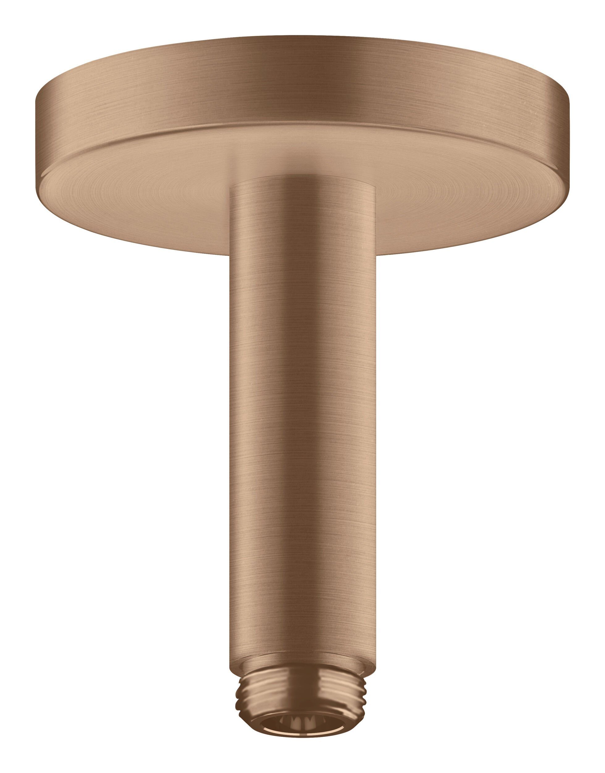 hansgrohe Deckenanschlussrohr Axor ShowerSolutions, Deckenanschluss 100 mm - Brushed Red Gold