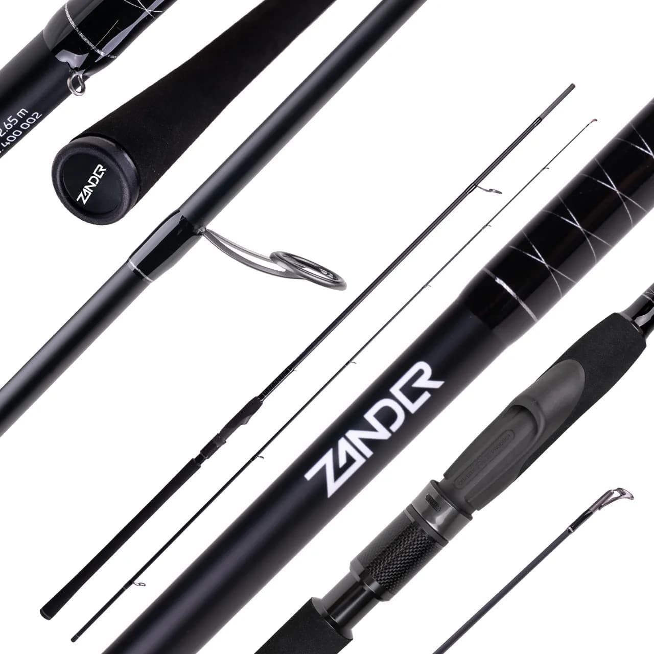 Zeck Fishing Spinnrute Zeck Zander Wobbel Wumme Zanderrute 2,65m 10-50g, (2-tlg)