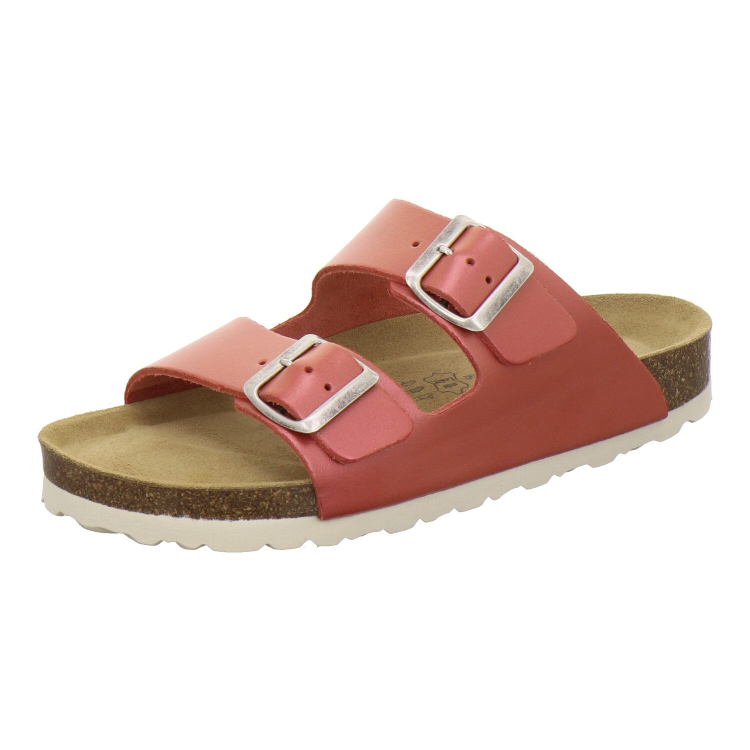 AFS-Schuhe 210005 Zweischnaller Pantolette für Damen mit Fußbett, bequeme Сандалі aus Leder