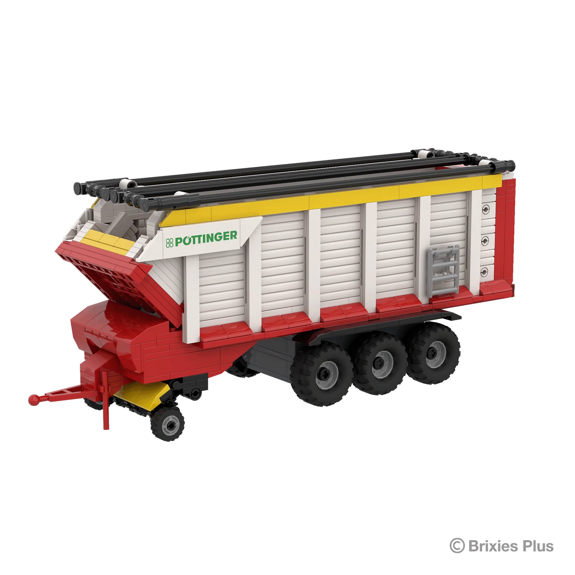 Brixies Spiel BRIXIES Plus Pöttinger Jumbo - 585 Teile Bausatz (31,4 cm)