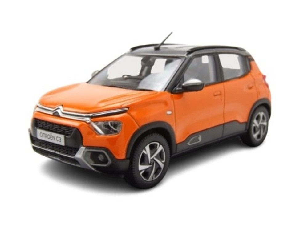 Norev Modellauto Citroen C3 2021 orange grau, Maßstab 1:43
