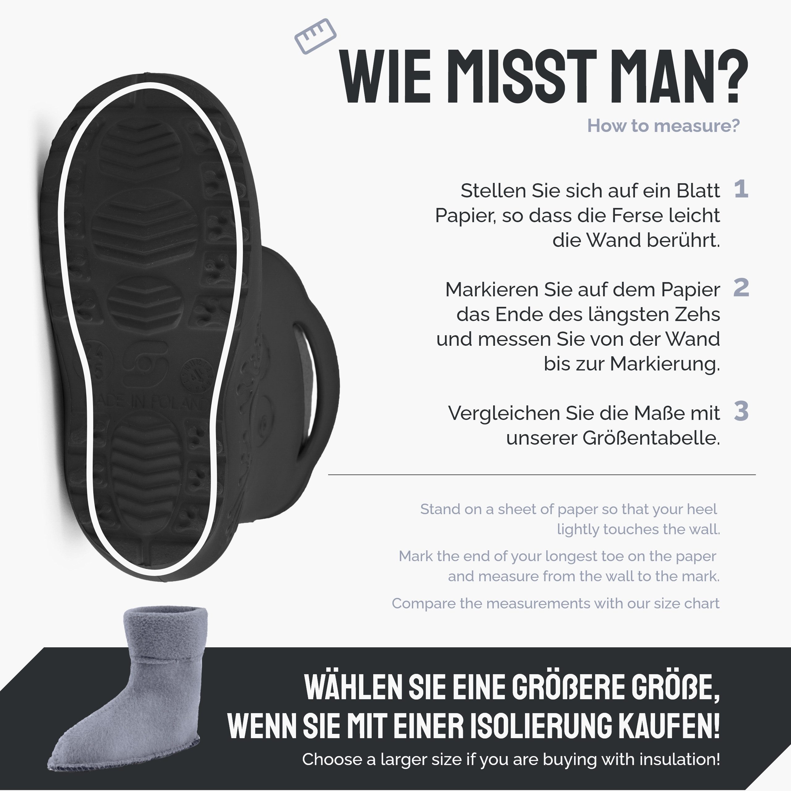 Ladeheid Kinder EVA federleichte Regenschuhe LA-CA-03 Gummistiefel mit herausnehmbares Innenfutter – Bild 2 von 5