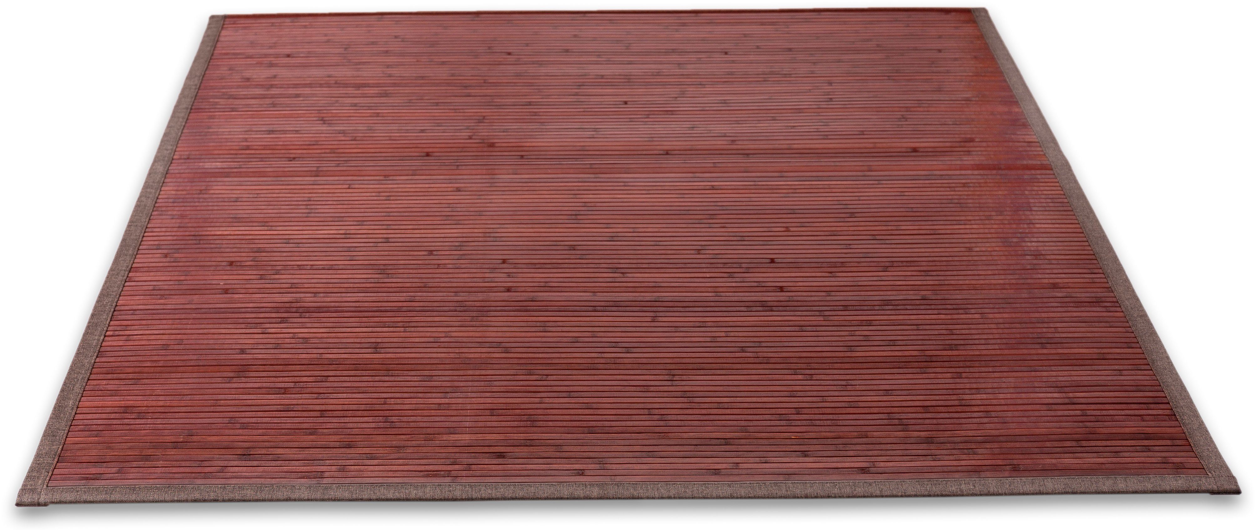 Outdoor mm, Material: Teppich und Bambus, Bambus, Andiamo, 100% rechteckig, geeignet In- Wendeteppich, 17 Höhe: