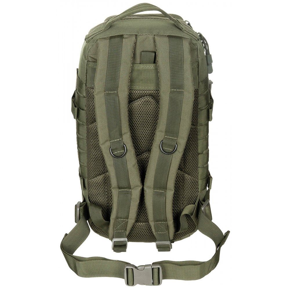 (Packung) Rucksack, oliv US I, MFH Assault Wanderrucksack